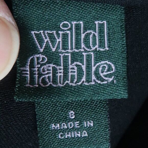 WILD FABLE BLACK MINI SKIRT SIZE 8 NWT - Picture 2 of 7